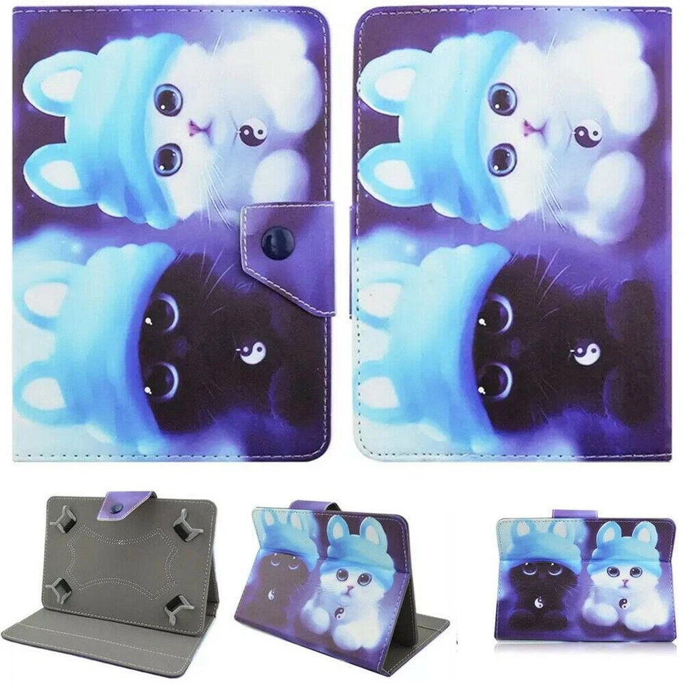 Universal Pattern Case Folio Leather Cover Stand For Android Tablet PC 10" 10.1" - Image 2 of 4