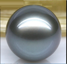 Huge 14mm Natural South Sea Genuine black gray Round Loose Pearl Undrilled AAA88