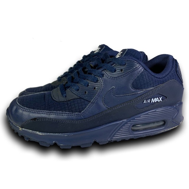 air max 90 navy blue white