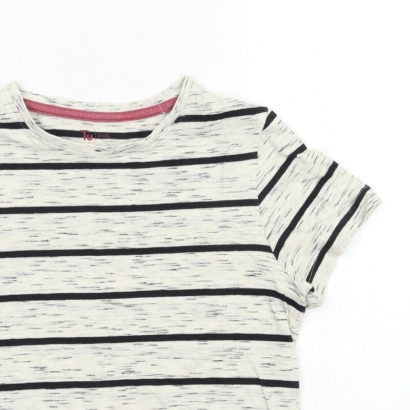 TU Boys Beige Cotton blend T-Shirt Size 10 Years image 7