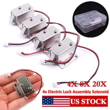 4X-20X DC12V Electronic Lock Electric Release Assembly Catch Door Cabinet Drawer