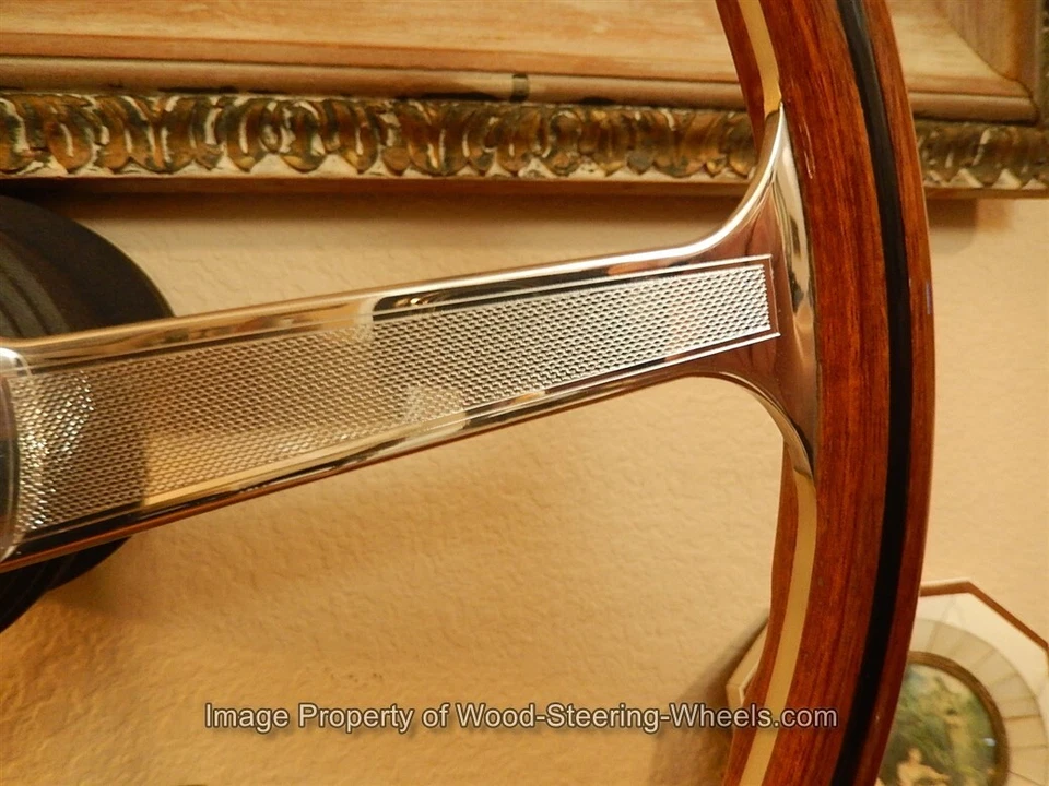 BMW E9 3.0 CSI - 3.0 CSL 2800 CS Wood Steering Wheel NARDI 41 cm BMW Horn Button - Image 4 of 4