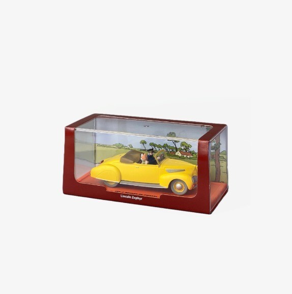 HERGE TINTIN The Zephyr of Captain Lincoln #7 Car Figure 1/43