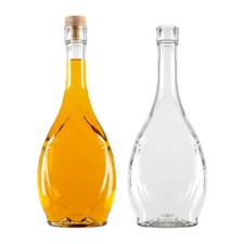 Glasflaschen 500ml Leere Flasche Kork Weinflasche Glas Flasche Glasflakon ICONA