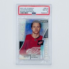 Lucas Raymond 1/12 (1ST PRINT) 💎 2021-22 Upper Deck Synergy RP-LR Rookie Base