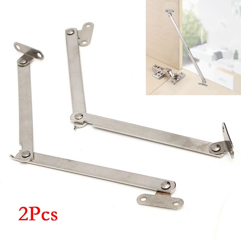 Steel Folding Pull Rod Cabinet Door Movable Lift Up Support DIY
