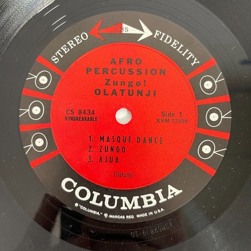 Olatunji – Zungo! Vinyl, LP 1961 Columbia – CS 8434 6 Eye - Picture 3 of 3