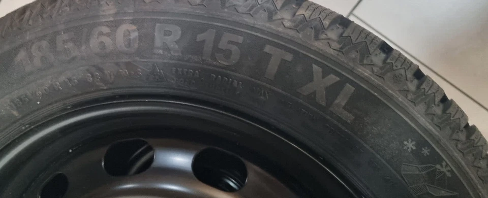 Satz Winterräder Ford Tourneo Transit Courier 185 60 R15 ab 04/14 Original  Neu - Bild 4 von 4