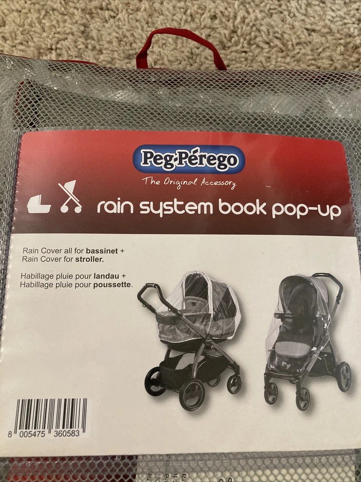 Peg-Perego Rain System for stroller Book Pop-Up Bassinet & Stroller Covers - Image 4 of 4