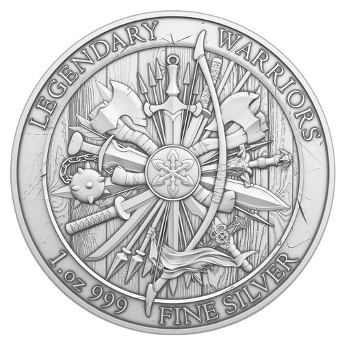 1-oz Geronimo Design .999 Fine Silver Round - Picture 2 of 2