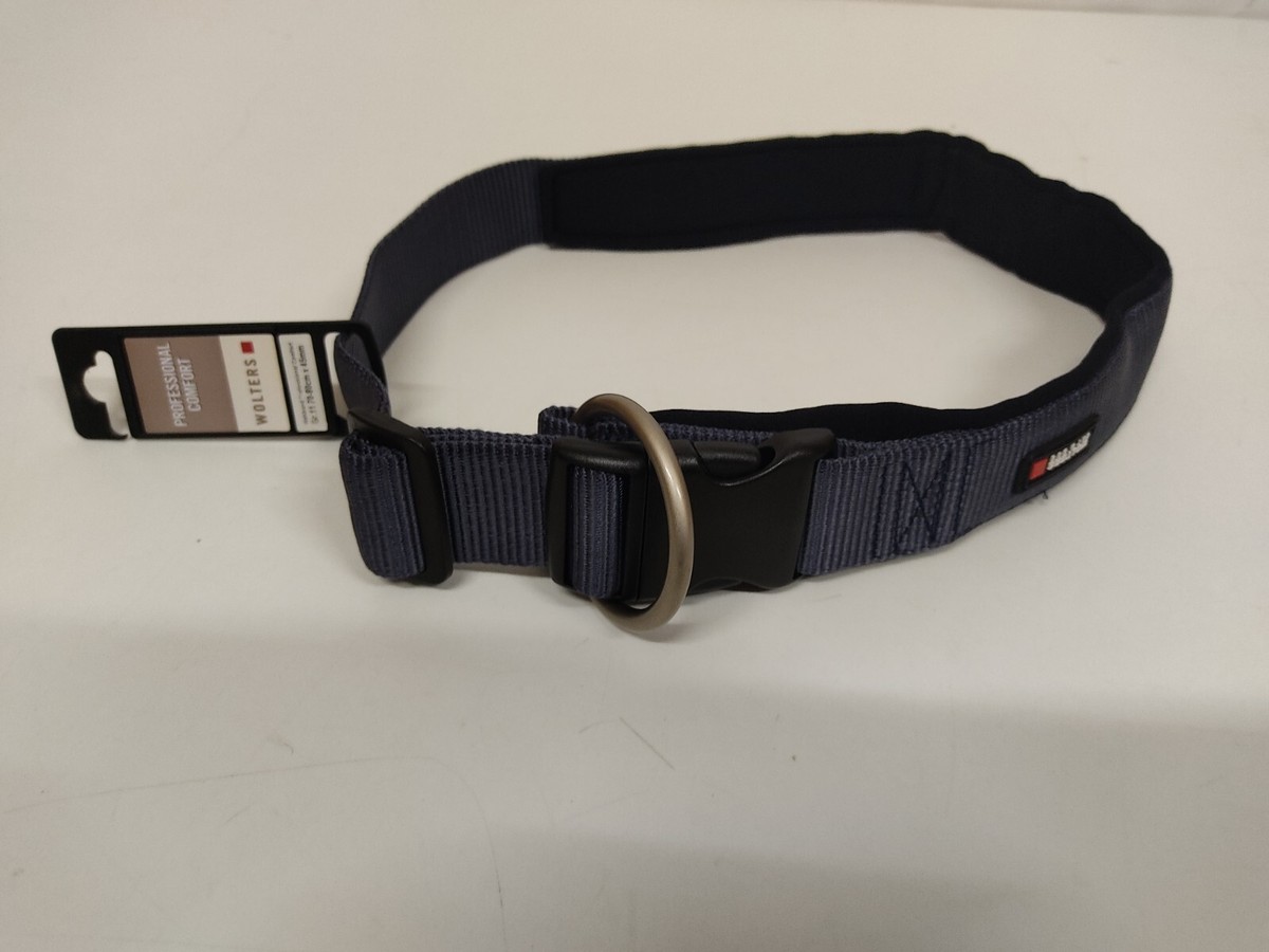 WOLTERS Hunde Halsband Professional Comfort Gr.11 70-80cm x 45mm graphit  schwarz | eBay.de