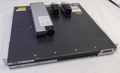 Cisco Catalyst 3750X 12S with Liteon Power Supply and 2 Fans, For Parts/ Repair
