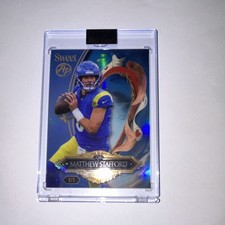 Wild Card Wild Art Artist Proof 1/1 Matthew Stafford Football LA RAMS NFL MVP