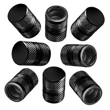 Tire Valve Stem Caps for Car Tires Air Caps Cover 8 Pack Universal Black