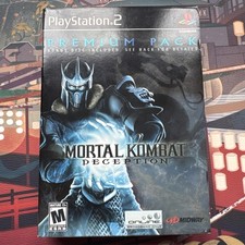 Mortal Kombat Deception Premium Pack PS2 Complete Bonus Disc Sub-Zero Card
