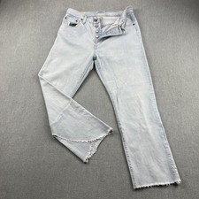 Levis 501 Big E Premium Button Fly Jeans Women s 29x26 Distressed Frayed Hem
