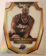 Karl Malone 2014-15 Panini Select Premier Level Silver Prizm