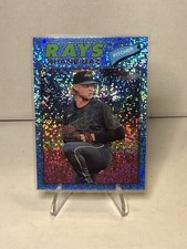 2026 Topps Heritage Light Blue Sparkle Shane Baz Rays