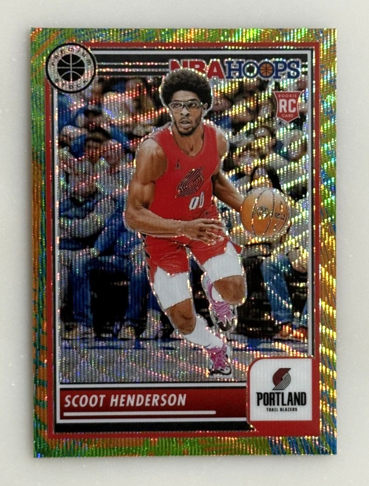 2023-24 Panini Hoops Premium Stock #137 Scoot Henderson Multi Wave Prizm Rookie