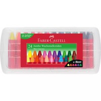4005401200345 Kredki Woskowe TróJkąTne Faber-Castell 24 Kolory W Tym 6 KoloróW N