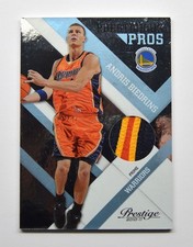 2010-11 Prestige Prestigious Pros Patches Platinum #54 Andris Biedrins 17/25