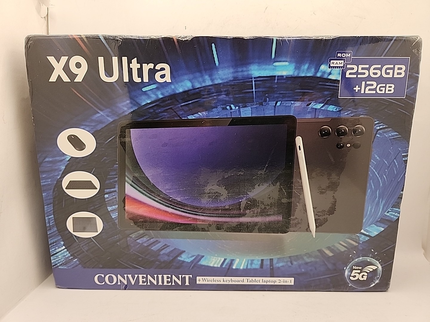 NEW Android 15 X9 Ultra Tablet PC 256 Gb +12 Gb - Black SEAL