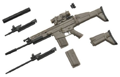 Tomytec 1/12 Little Armory (LA003) SCAR-H Plastic Model from Japan