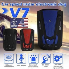 Car Anti-Police Speeding Laser Radar Detector Voice Alert Warning 16 Band 360 