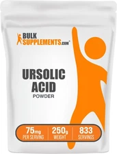 BulkSupplements Ursolic Acid Powder - from Rosemary Extract - 125mg Per Serving