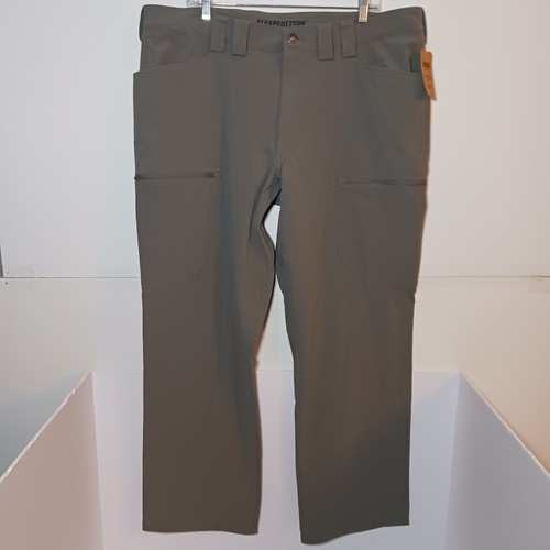 Duluth Flexpedition Hiking Cargo Pants Mens Sz 40X30 Gray Mercury Stretch 75291