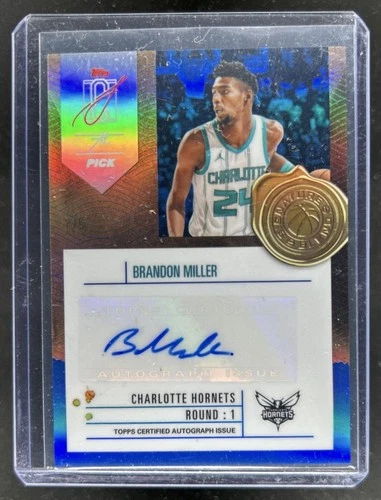 2025 Topps Signature Brandon Miller Blue (RAW)