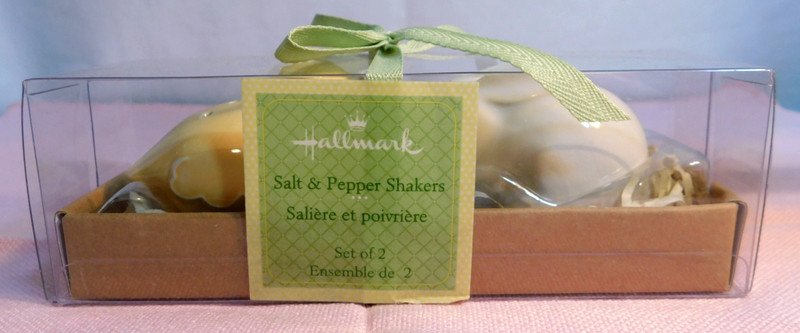 Vintage Hallmark Easter Salt & Pepper Shakers Chick & Bunny Set of 2 MIB