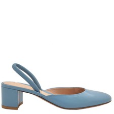 Gianvito Rossi Tivoli Leather Slingback Pumps