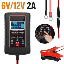 6v 12v Automatic Battery Charger Maintainer Trickle Float For Atv Car Motorcycle