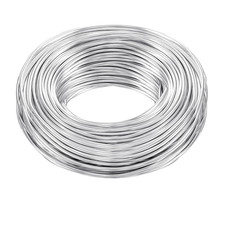 Basteldraht 2mm 20m für Schmuck & Bastelarbeiten rostfrei flexibel Aludraht