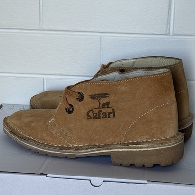 Safari by Bata Desert Boots Made in Kenya   Tan Suede 30cm