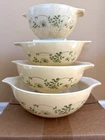 Vintage Pyrex Mixing Bowl 4 Piece Set Shenandoah Cinderella