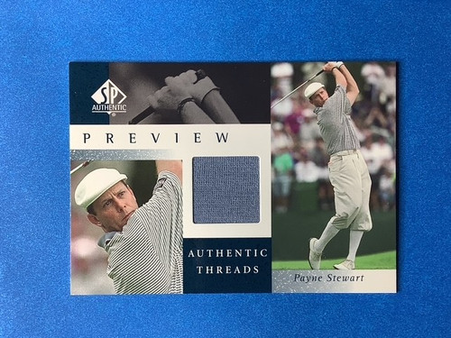 Payne Stewart #PS-AT card from 2001 Upper Deck SP Authentic Preview Threads