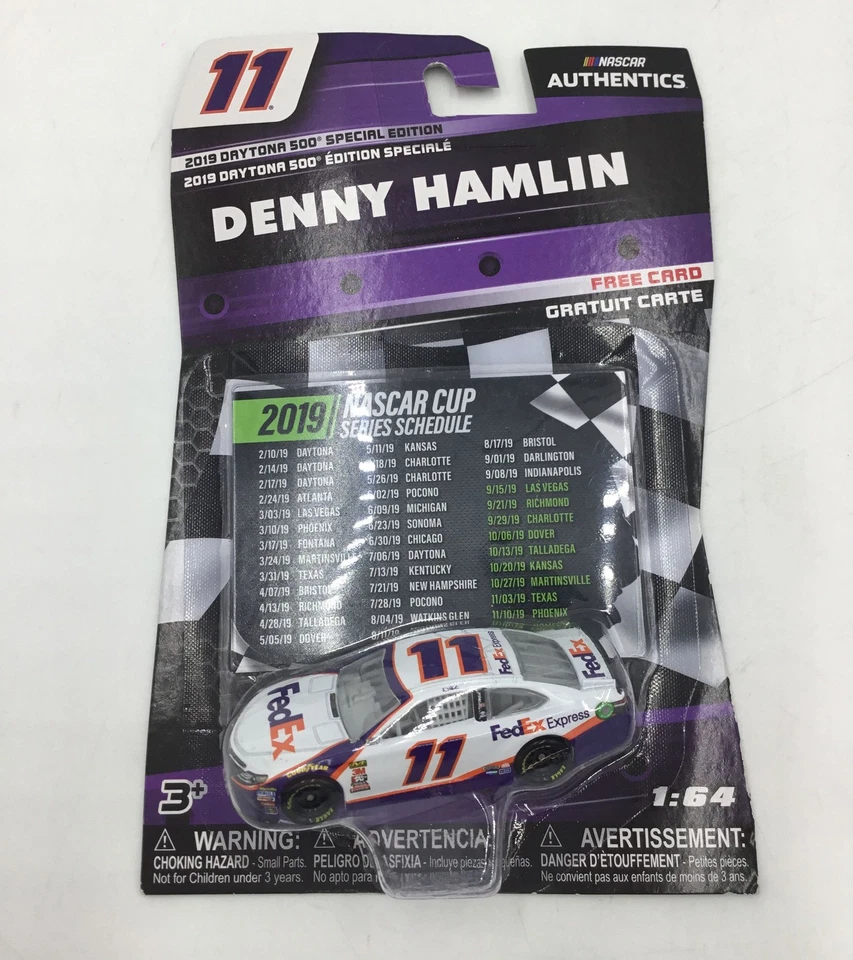 Lote de 2 autos nuevos Lionel Authentics Die-Cast Denny Hamlin #11 Foto 2 de 4