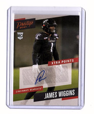 JAMES WIGGINS RC 2021 PRESTIGE XTRA POINTS ORANGE AUTO