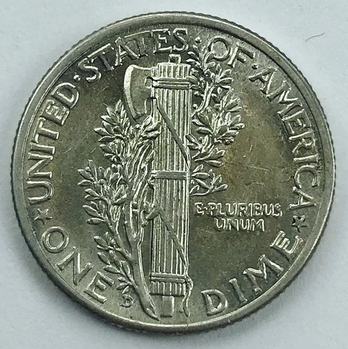 1943 MERCURY DIME MS +! UNBELIEVABLE QUALITY! TOP NOTCH COIN! NR #P2109