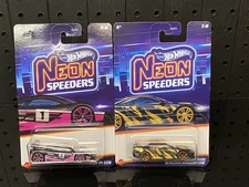 Hot Wheels Neon Speeders Series #7 Custom '01 Acura Integra GSR + McLaren F1