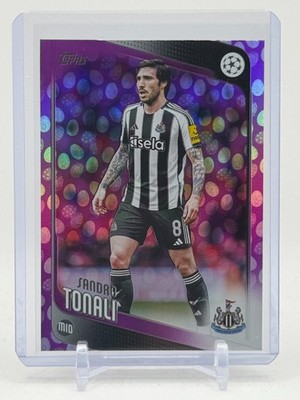 2025-26 Topps UEFA Club Competitions Sandro Tonali #109 Easter Egg Foil