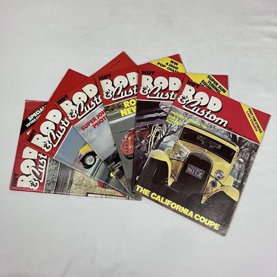 Hot Rod & Custom UK Magazine Bundle Of 6 Vintage Issues 5 From 1979 1 From 1980