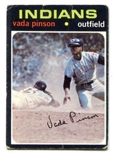 1971 Topps #275 Vada Pinson Baseball Card - Cleveland Indians