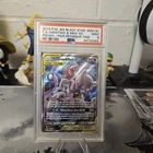 Pokémon TCG Mewtwo & Mew GX SM191 Black Star Promo TAG TEAM Holo PSA 9