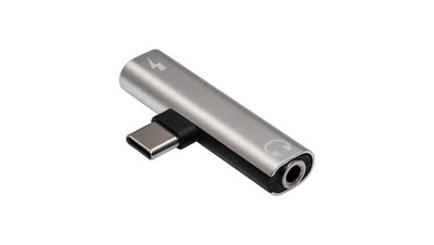 Adapter Akyga AK-AD-71 USB type C (m) / USB type C (f) / Jack 3.5 mm DAC