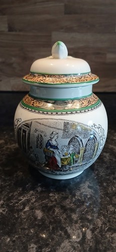 Joli pot ancien en faïence