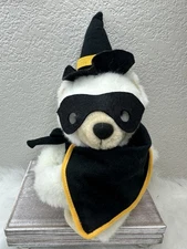 Vintage Halloween Teddy Bear Cape Mask Stuffed Animal PBC SHIPS FAST