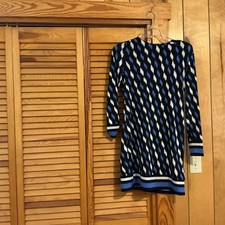 michael kors maxi dress blue Design Size P